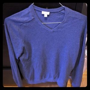 GAP men’s blue v neck sweater